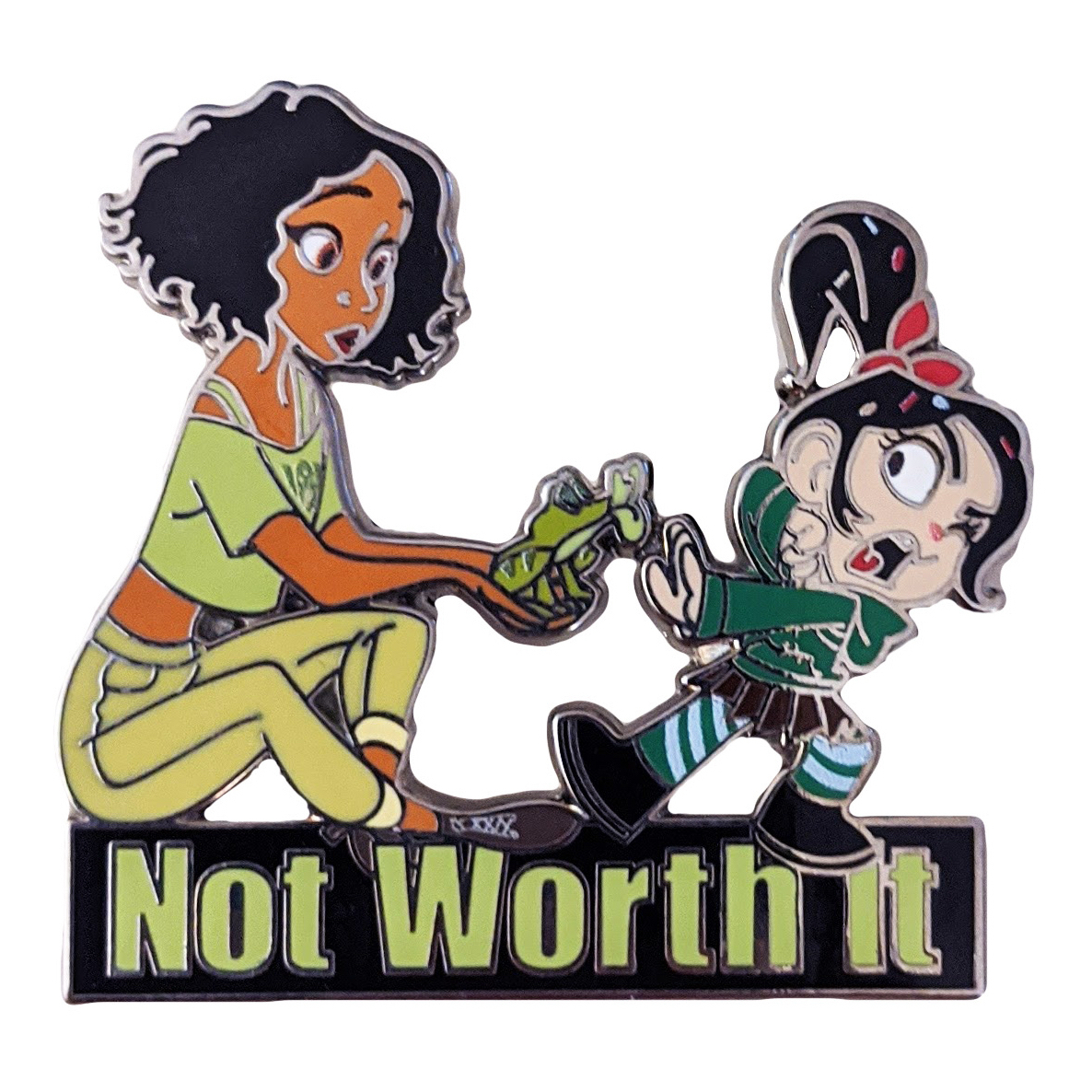 Wreck It Ralph Breaks the Internet Disney Pin: Tiana and Vanellope - $39.90