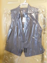 J-Jill Light Weight Wool Women&#39;s Gray Vest L NWT $89.99 - £15.71 GBP