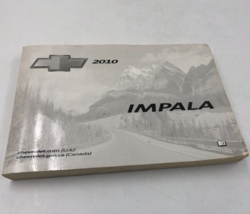 2010 Chevrolet Impala Owners Manual Handbook OEM M01B24015 - $35.99