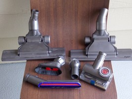 Dyson Flat Out Head Vacuum Attachment Floor Tool Genuine OEM Big 6 Piece... - £31.45 GBP