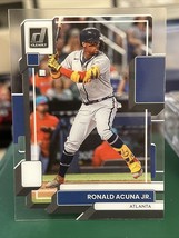 RONALD ACUNA JR. 2022 Panini Chronicles Clearly Donruss #37- Atlanta Braves - £1.59 GBP