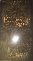 The Lord of the Rings:The Fellowship of the Ring VHS 2002 2-Tape Set-TESTED-RARE - $15.89