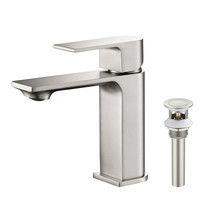 COMBO: Mirage Single Lavatory Faucet KBF1001BN + Pop-up Drain/Waste KPW1... - $147.83