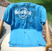 Vintage Hard Rock Cafe  XL sized BLUE Short Sleeve T-Shirt - ORLANDO - $4.79