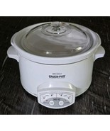 Rival Crock Pot Stoneware Slow Cooker 5 qt Smart Pot White Model 3850 US... - $1,195.38 MXN