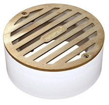 NDS 4 inch Satin Brass Round Drain Grate - $559.01 MXN
