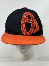 MLB Baltimore Orioles Embroidered Fitted Wool Hat 7 1/2 New Era 59Fifty DAMAGE - £12.38 GBP