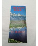 Vintage Jackson Hole Wyoming Travel Brochure - $171.70 MXN