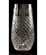 Lord and Taylor Crystal 10.5 Inch Vase for Long Stem Flowers Pristine - £58.27 GBP