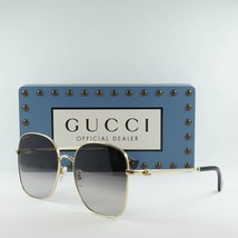 GUCCI GG1143S 001 Gold/Grey 59-19-145 Sunglasses New Authentic - £200.35 GBP