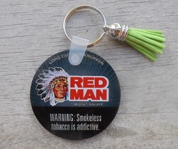 RED MAN SMOKELESS TOBACCO W/TASSLE key chain - $3.80