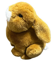 Vintage Brown Easter Bunny 10” Plush Rabbit Union Toy 1982 - £14.13 GBP