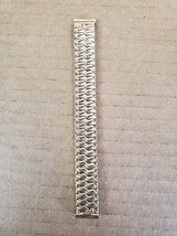 DREMA Gold  Stainless stretch band 1970s Vintage Watch Band Nos W128 - £43.16 GBP
