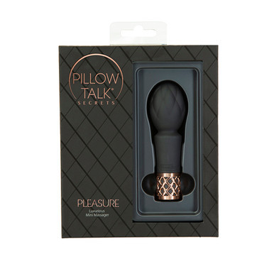Primary image for Pillow Talk Secrets Pleasure Rechargeable Clitoral Vibrator Wand Black