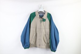 Vintage 90s Members Only Mens Medium Color Block Full Zip Sailing Jacket Coat - £38.68 GBP