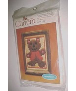 Current Fiddlesticks Needlepoint 1982 Little Brown Bear 5&quot; x 7&quot; 7156-7 New - $14.40