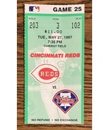 Reds Phillies Ticket Stub Curt Schilling Complete Game Win Deion Sanders... - £7.18 GBP