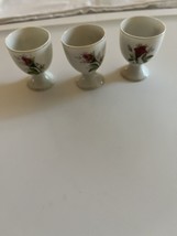 3 Vintage Porcelain Egg Cups/Mini Tea Cups - Childrens’ Tea Set - £2.31 GBP