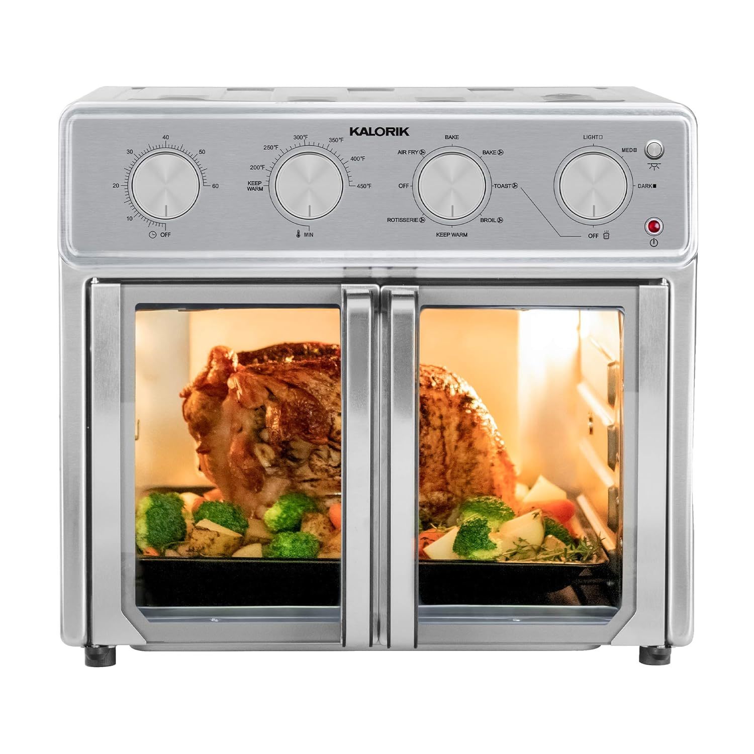 Kalorik MAXX Air Fryer Oven, 26 Quart 9-in-1 Countertop Toaster Oven and Air Fry