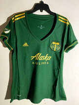 Adidas Women&#39;s MLS Jersey Portland Timbers Team Green sz S - $8.41