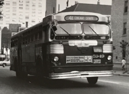 Chicago Transit Authority CTA Bus #5949 Route 41 Chicago State Photo Salerno&#39;s - $9.49