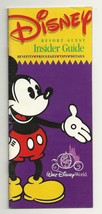 walt disney world Resort Guest Insider brochure guide - $15.00