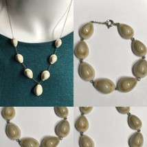 Vintage Cowrie Shell Sterling Necklace 19” and Bracelet 7.25”Set - $104.99