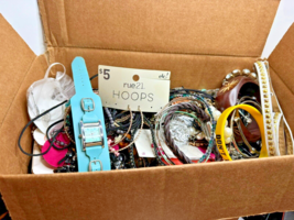 Costume Jewelry Junk Drawer Lot - 1.5 POUNDS - Flat Rate Sipping - New &amp; Used - £7.99 GBP