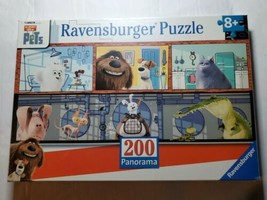 New Ravensburger Puzzle The Secret Life of Pets 200 Piece 22&quot; x 9&quot; Panor... - $22.76