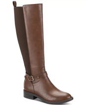 STYLE &amp; CO Valenciaa Riding Boots Cognac  Smooth 5M - £33.45 GBP