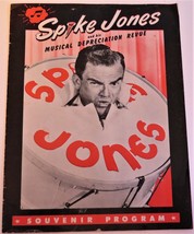 Vintage SPIKE JONES and His City Slickers Souvenir Program 1950&#39;s - £14.91 GBP