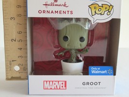 2021 Hallmark Funko POP! MARVEL GROOT Christmas Tree Ornament Walmart Exclusive - £16.69 GBP