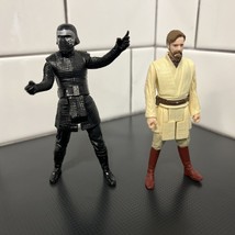 Star Wars Action Figures Obi-Wan Kenobi Kylo Ren 4 Inches EUC - £8.79 GBP