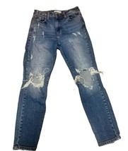 Cello Women’s Dark Wash Distressed Jeans Size 7 - £14.09 GBP