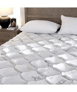 Tencel Thick Mattress Pad California King Size Pillow Top Luxe Cooling M... - £66.21 GBP