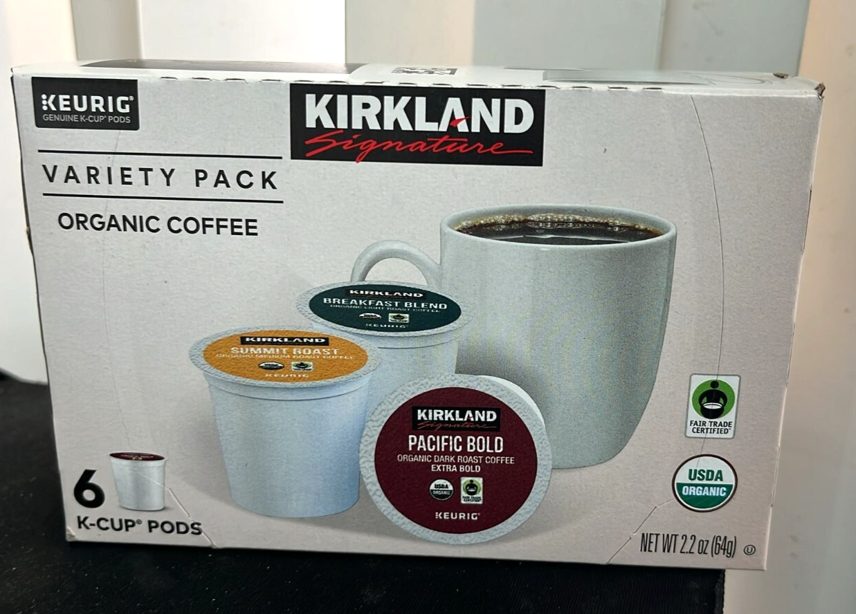 Kirkland Costco 3 Variety Coffee Sampler (6 K-cups) exp 07/2026 / free s... - $7.42