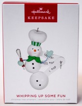 Hallmark Whipping Up Some Fun - Measuring Snowman Keepsake Ornament 2022 - £17.85 GBP