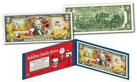 P EAN Uts * Be My Valentine, Charlie Brown * Snoopy Officially Licensed $2 Us Bill - £11.14 GBP