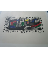 JOAN MIRO LITHOGRAPH 24 X 17&quot; ON ARCHES PAPER WATERMARKED SIGNED ON PLATE - $13,604.35 MXN
