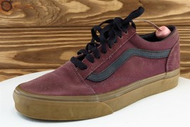 VANS Shoes Size 8 M Purple Skateboarding Suede Men 721356 - £15.69 GBP