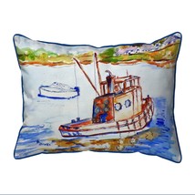 Betsy Drake Rusty Boat Extra Large 20 X 24 Indoor Outdoor Pillow - £55.38 GBP
