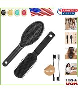 Durable 4-Piece Wig Brush Set with Non-Slip Handle for Synthetic &amp; Human... - $350.61 MXN