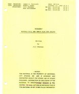 1982's VOYAGERS!: BUFFALO BILL & ANNIE PLAY THE PALACE original TV series script - $29.99