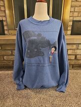 Blitzz Studios Vtg 90s Betty Boop Pin Up Crewneck Sweatshirt Womans Sz L... - $34.65
