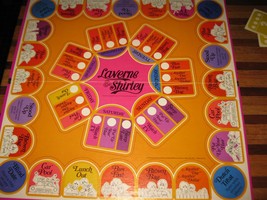 1977 Laverne & Shirley Board Game Piece: Game Board - $8.00