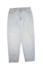 Vintage Levis 560 Jeans Mens 36x34 Light Wash Denim Loose Fit Tapered USA Made - £29.59 GBP