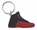 Good Wood Nyc Flu Gioco Nero/Rosso AJ12 12 Portachiavi XII Scarpe Portac... - $9.71