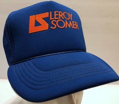 VTG Leroy Somer Blue Mesh Trucker Snapback Hat Alternators Drive Systems... - £31.84 GBP