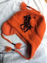 Polo® Ralph Lauren Orange Peruvian Style Knit Lambs Wool Hat (1 Size) - £30.92 GBP
