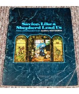 RARE! Savior, Like A Shepherd Lead Us Piano Arrangements Song Book Sheet... - $23.75